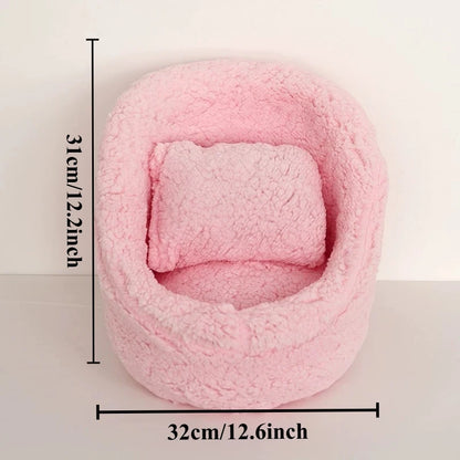 2pcs Baby Posing Sofa Newborn Photography Props Solid Color Soft Chair with Pillow Cushion Sets Studio Baby Photo Accessories