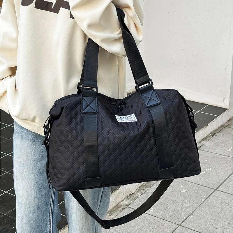 Neutral color bag for men and women's suit. Suitable for travel photography. Large capacity and practical.