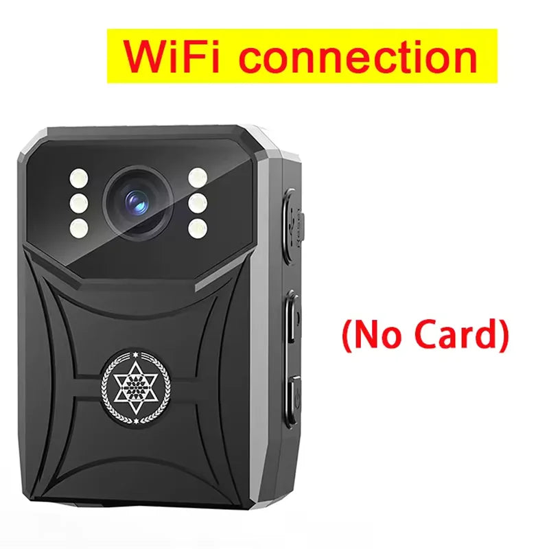4K HD Mini Cameras with WIFi 3000mAh Digtal Video Recorder with IPS Screen Night Vision Police Body Camera Portable Camcorder