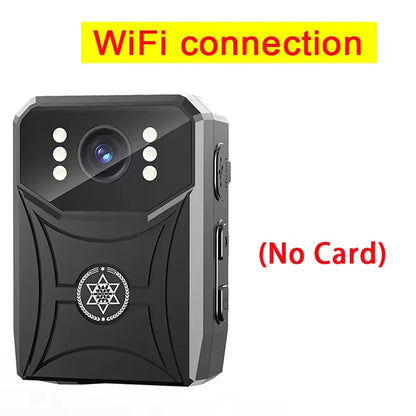4K HD Mini Cameras with WIFi 3000mAh Digtal Video Recorder with IPS Screen Night Vision Police Body Camera Portable Camcorder