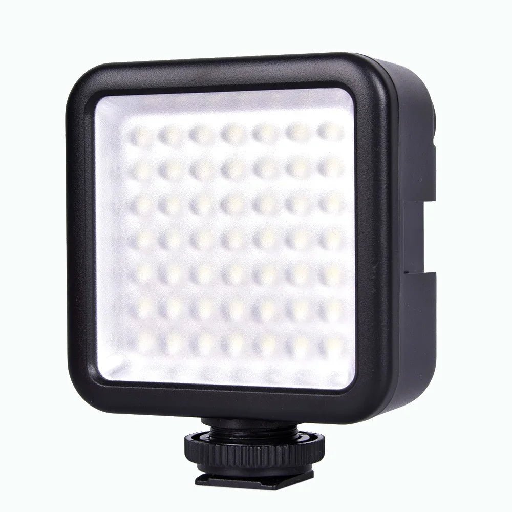 Photo Flash GW49 Mini Pro Led-49 Video Light 49 Led Flash Light For Dslr Camera Camcorder Dvr Dv Camera Light Black for gopro