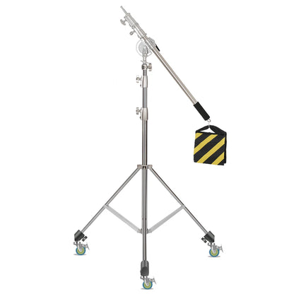 SH 2.8M Stainless Steel Light Stand Heavy Duty Load weight 10kg Photography Studio Support Tripod For Led Light Photo Studio