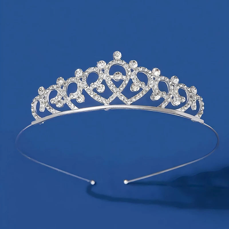 1pc Simple Fashionable Ladies' Princess Crown Hair Accessory Birthday Party Photography Jewelry Decoration Adult Gift Crown