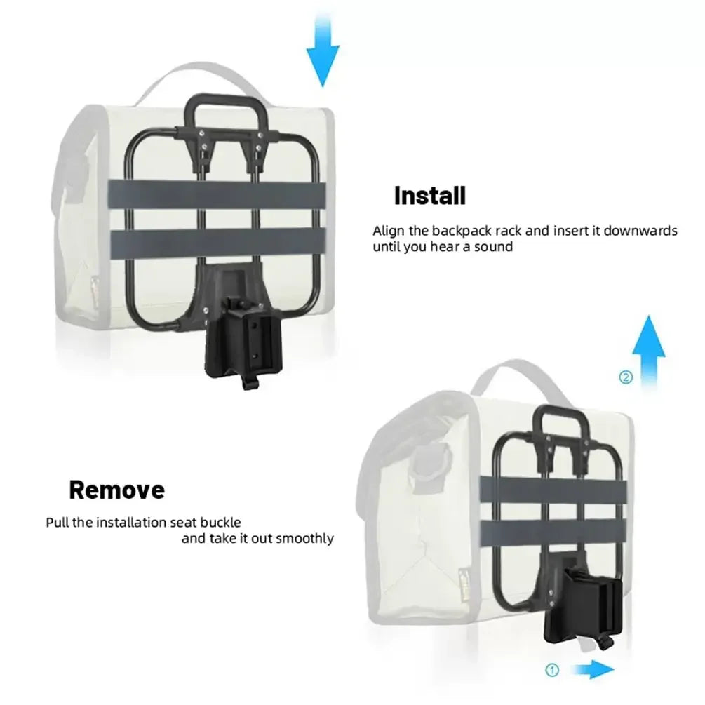 Litepro DSLR Crazy-Horse-Leather Backpack For Brompton Bicycle Waterproof Anti-theft Canvas Drone Outdoor Photography Bag