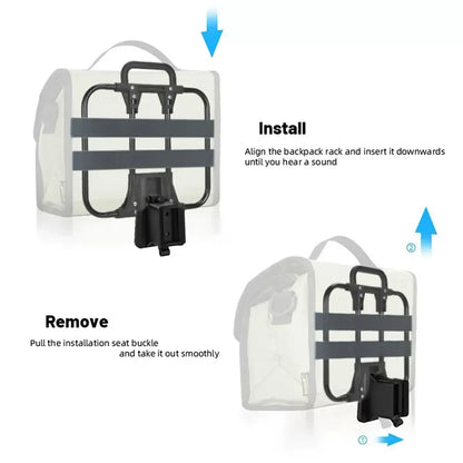 Litepro DSLR Crazy-Horse-Leather Backpack For Brompton Bicycle Waterproof Anti-theft Canvas Drone Outdoor Photography Bag