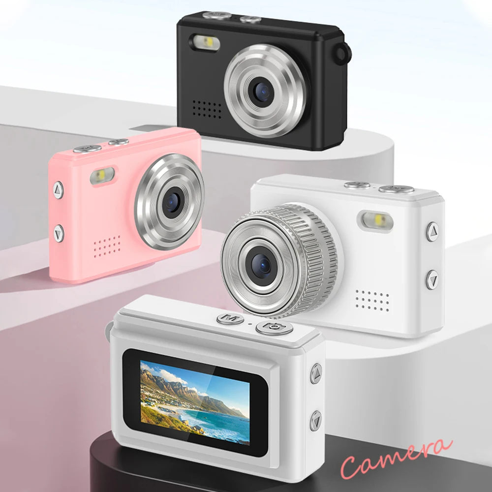 0.96''Mini 1080P Digtal Camera with Small Screen Bodycam Compact Portable Retro Kids Camcorder Video Recorder Support TF Card