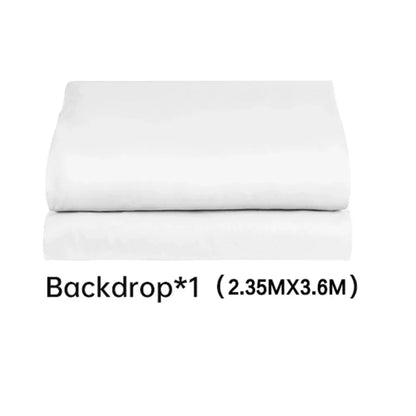 Portable Large Chromakey Green Screen Backdrop with Stand Photography Background Support System 240x400cm Shooting Video Photo