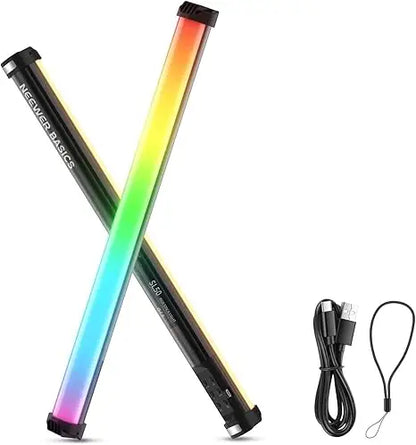 NEEWER Basics 21" Magnetic RGB Light Wand LED Handheld Video Tube Lighting Stick with  for Studio Photography Streaming