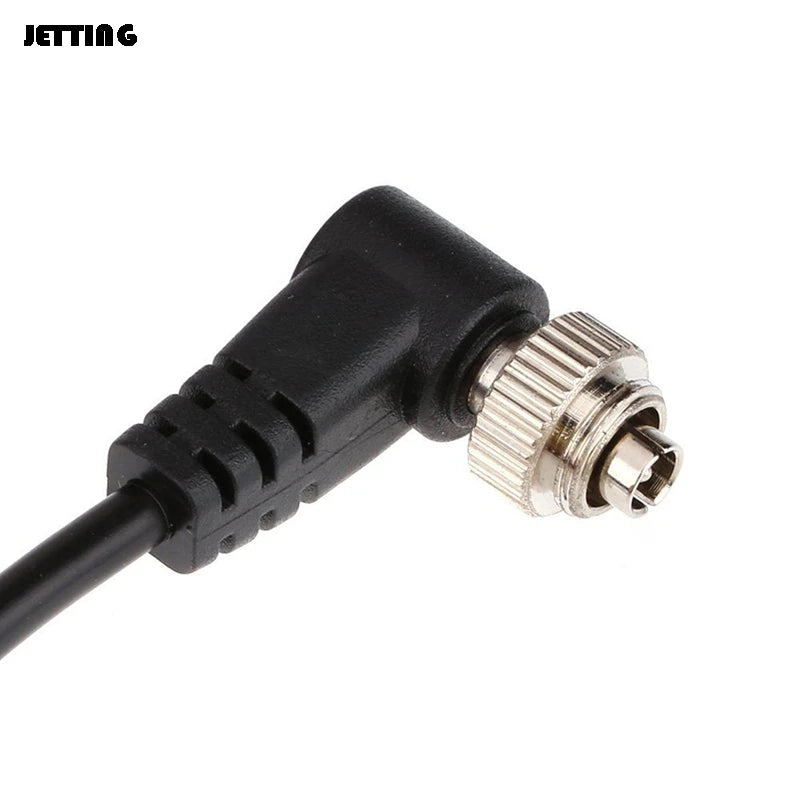 new Camera Flashes Accessories 3.5mm to Male PC Flash Sync Cable Screw Lock for Trigger Studio Light