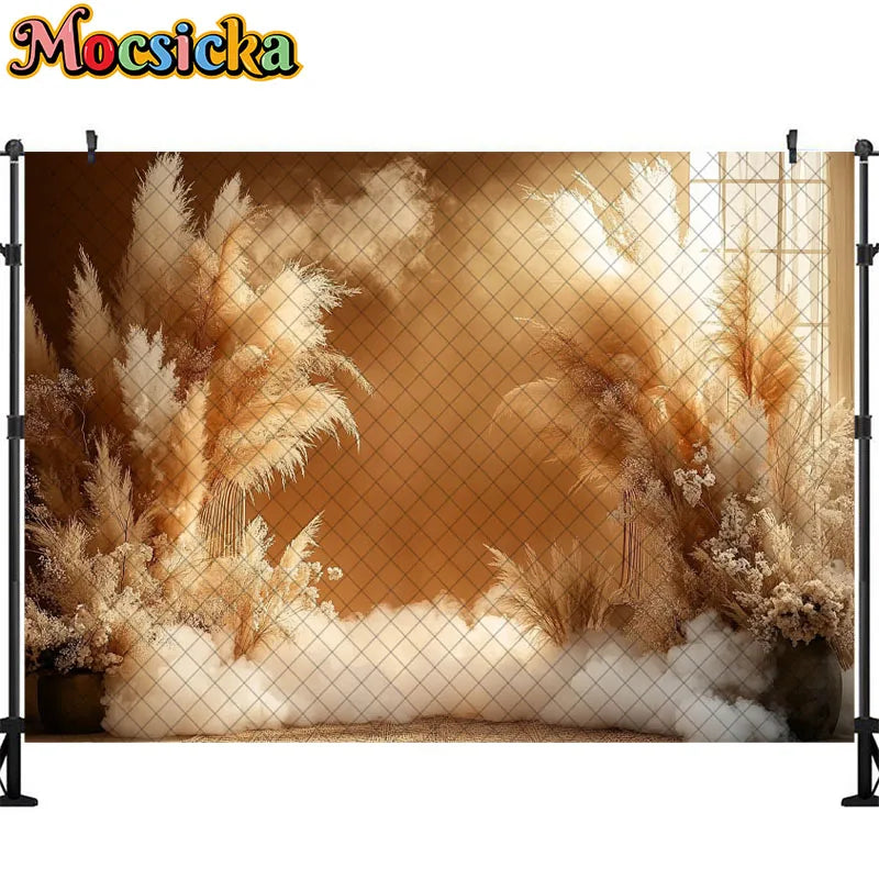 Bohemian Photography Background Couple Wedding Decoration Supplies Newborn Baby Portrait Photo Backdrops Studio Props Banner