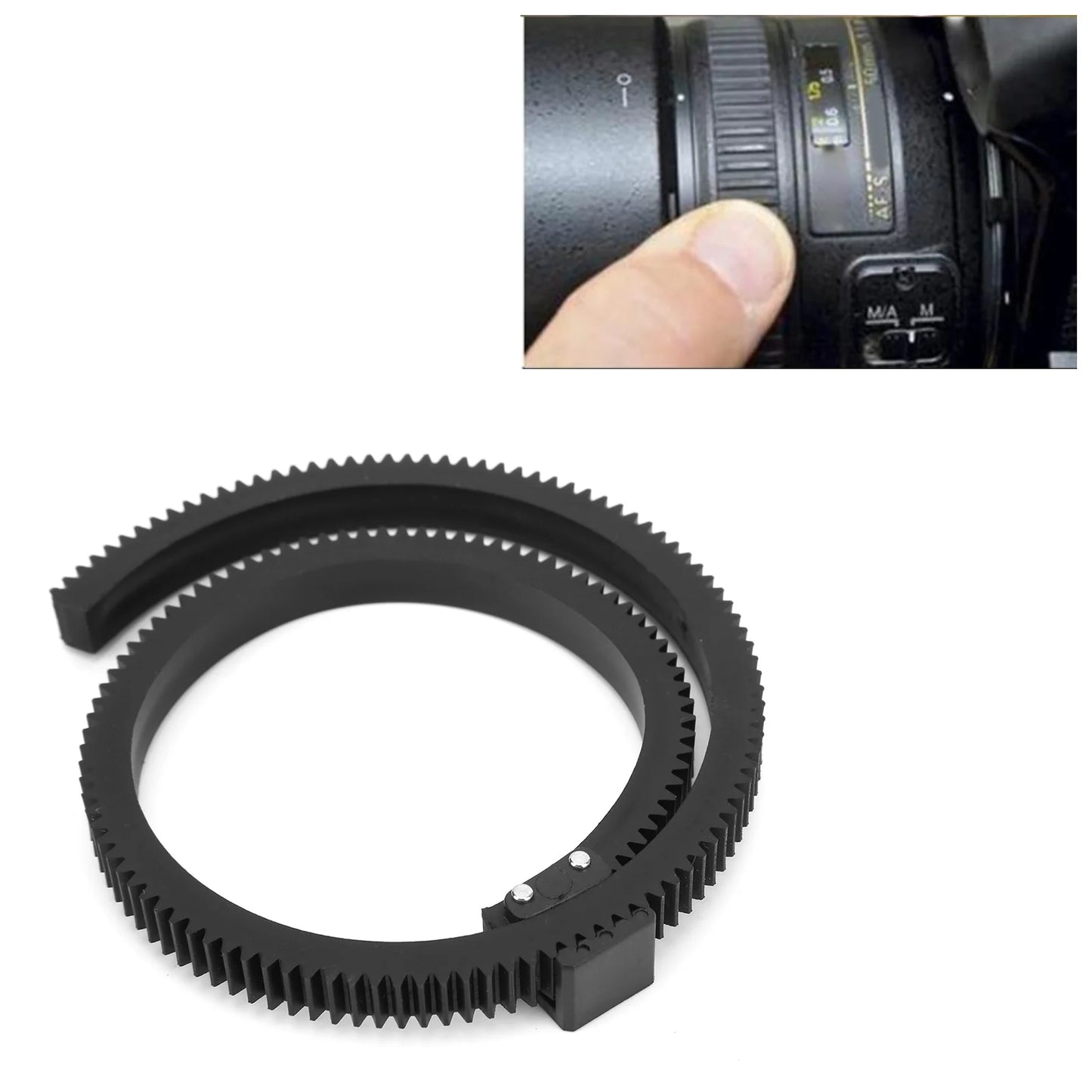 Adjustable Follow Focus Len Gear Ring Adjustable Follow Focus Len Gear Ring Belt for SLR DSLR Camera Camcorder Camera Accessory