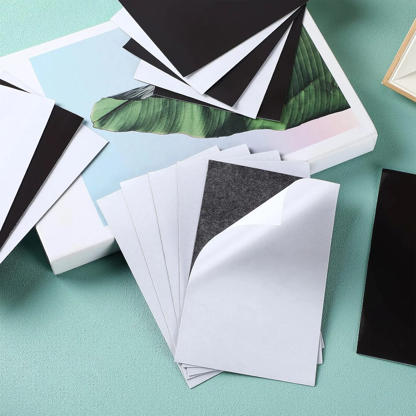 3R Magnetic Adhesive Sheets 3.5×5 Inch Self-adhesive Magnetic Paper Magnetic Adhesive Photo Paper Refrigerator Magnet