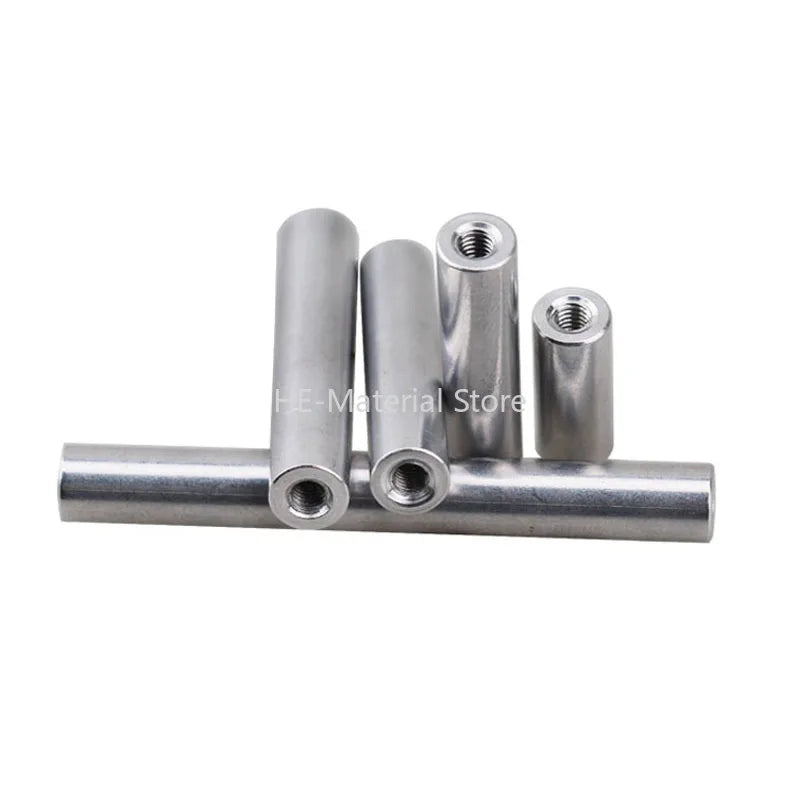 2-5Pcs Aluminum Alloy Long Nut Connection Column M3-D6 Aluminum Tie Rod Cylindrical Aerial Photography Body Support Column