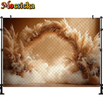 Bohemian Photography Background Couple Wedding Decoration Supplies Newborn Baby Portrait Photo Backdrops Studio Props Banner