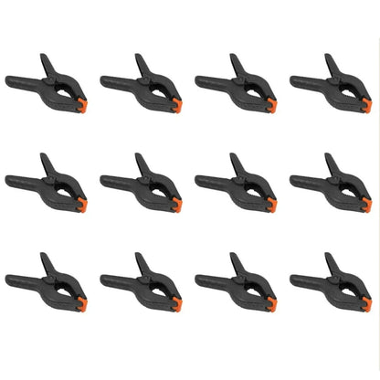 6pcs 2inch Spring Clamps Heavy Duty Plastic For Background Muslin Canvas Paper Chromakey Screen Clip Photo Studio Carpenter Tool