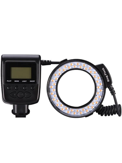 RF 550D Macro LED Ring Flash Light Universal for Nikon Canon Olympus Fuji DSLR Camera Photography Accessory