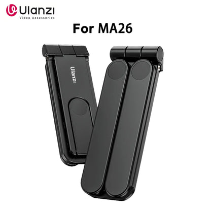 Original Ulanzi MA26 Domino Pocket Foldable Tripod Mini Handheld Rotatable Phone Bracket Vlog Live Streaming Photography