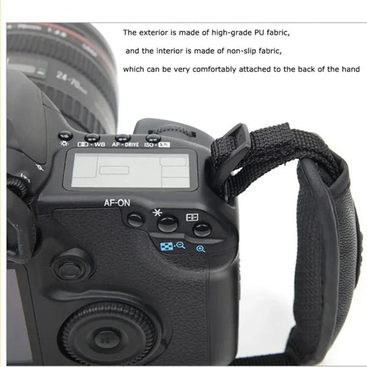 Fixed Wrist Strap Oval Strap Camera Buffer strap Universal compatible with Canon, Nikon, SONY and all models of DSLR
