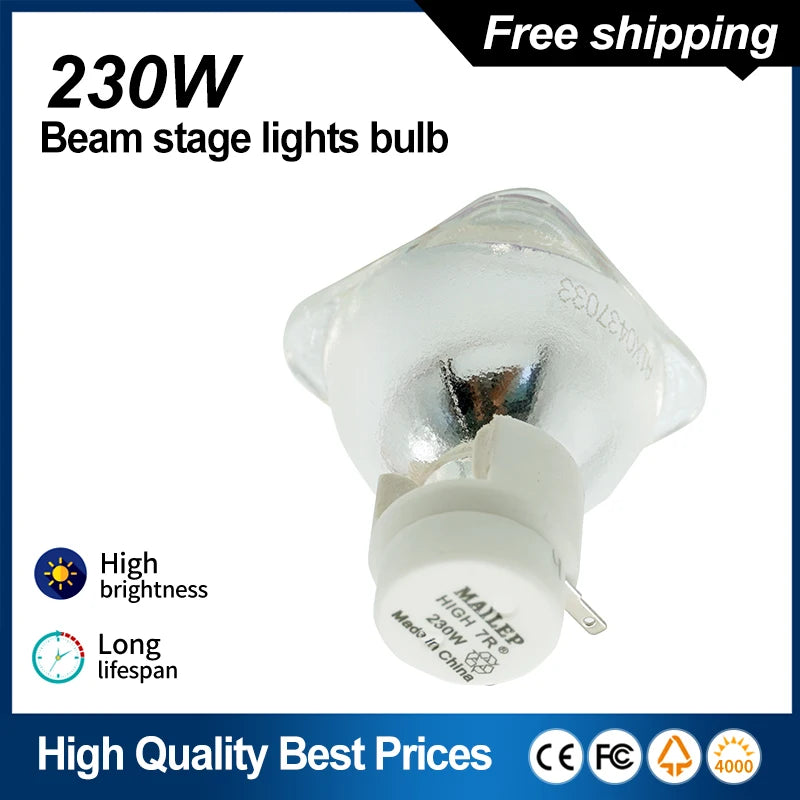 Beam 7R lamp MSD 230W R7 Platinum sharpy 7R bulb stage studio lamp Replacement for beam 230 light moving head single Ended Lamp