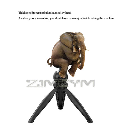 1/4 Screw Interface Desktop Tripod Independent Gimbal Stable Bracket Third gear height Adjustable For Photography Projector