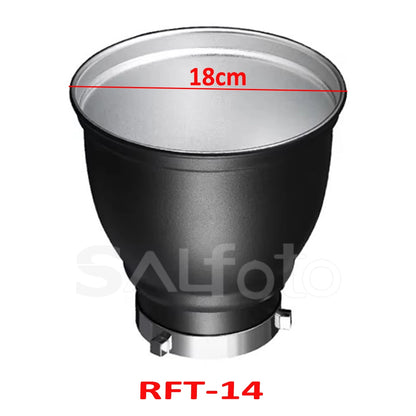 Godox Bowens Mount Standard Reflector RFT-13/14/17/18/19 SN05 Beam Tube Snoot for Studio Bowens Strobe Flash / Led Video Light