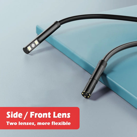 8mm 2.4in 1080P Inspection Camera Automotive Piping Endoscope Borescope Drain Channel Inspection Camera Industrial Equipment