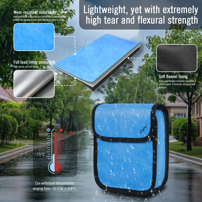 eTone Professional Waterproof Film-guard Anti-X-ray Lead Foil Bag for 2pc 4x5 Film or 135/120/620 Middle Format Camera Protector