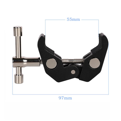 Multi Functional Crab Clamp Clip Anti Slip Adjustable Photography Equipment Accessories for Monitor LED Light Camera Bracket