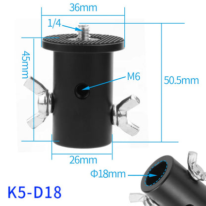 Tripod Light Stand Adapter 1/4" 3/8" Screw Converter 16mm 18mm Hole for Flash LED Monitor DSLR Camera Photography Accessories