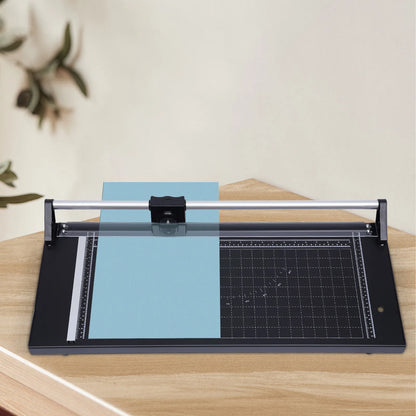 24-inch Paper Cutter Trimmer Manual Tabletop Precision Rotary Paper Cutter Rotary Photo Paper Cutter Trimmer Photography Studios