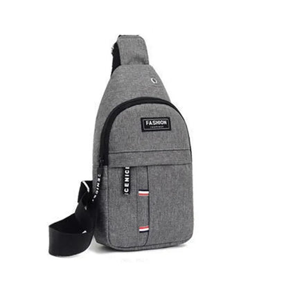 Men's and women's adjustable breast pockets, single-shoulder diagonal cross Oxford fabric breast pockets