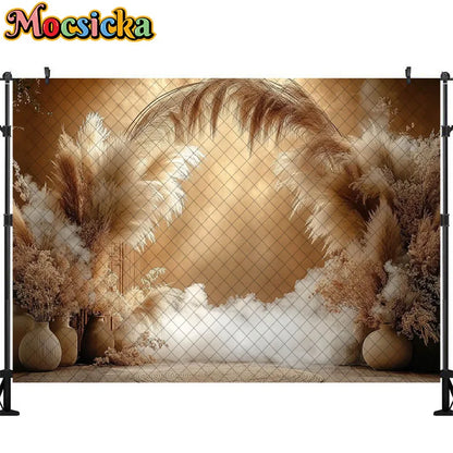 Bohemian Photography Background Couple Wedding Decoration Supplies Newborn Baby Portrait Photo Backdrops Studio Props Banner
