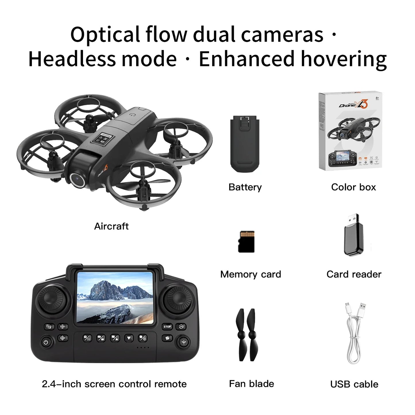 YT3 Drone 8K 5G GPS Professional HD Aerial Photography Remote Control Aircraft HD Dual Camera Quadcopter Toy 2026 NEW
