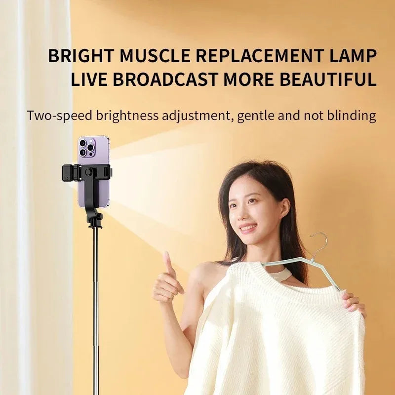 Bluetooth selfie stick 1.7MR1L/R1LS mobile tripod mini expandable phone holder for selfies, videos, and photography