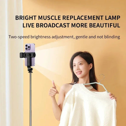Bluetooth selfie stick 1.7MR1L/R1LS mobile tripod mini expandable phone holder for selfies, videos, and photography