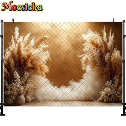 Bohemian Photography Background Couple Wedding Decoration Supplies Newborn Baby Portrait Photo Backdrops Studio Props Banner