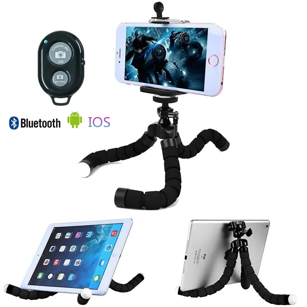 Selfie Mobile Phone Stand Holder for iPhone Android Camera Bracket, Photography Accessory Vlogging Equipment Phone Tripod Stand