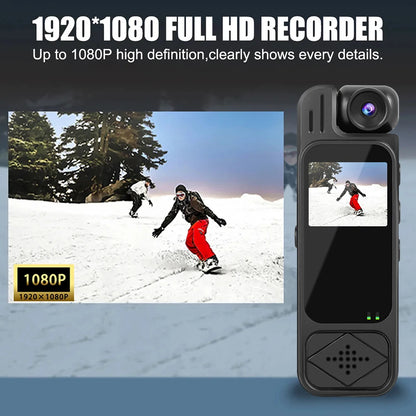 Y9 Mini Body Camera 1080P HD Sports Camera Infrared Night Vision Digital Video Recorder 1.3 Inch Bodycam Police Small Camcorder