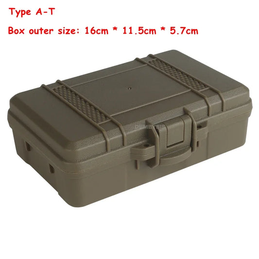 Tactical Equipment Outdoor Shockproof Protection Storage Box Shooting Hunting Laser Box Versatile EDC Flashlight Hard Case