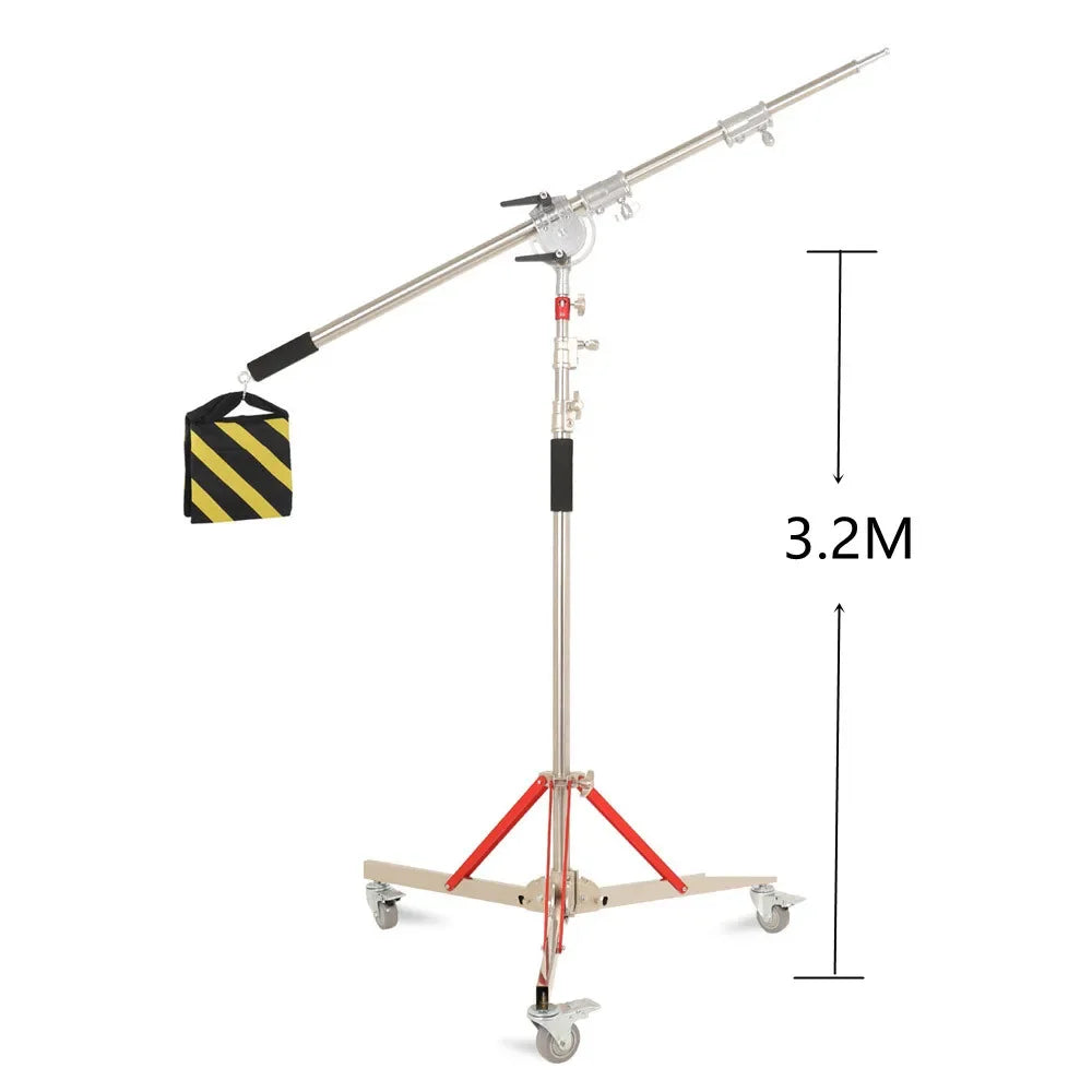 SH 2.8M Stainless Steel Light Stand Heavy Duty Load weight 10kg Photography Studio Support Tripod For Led Light Photo Studio