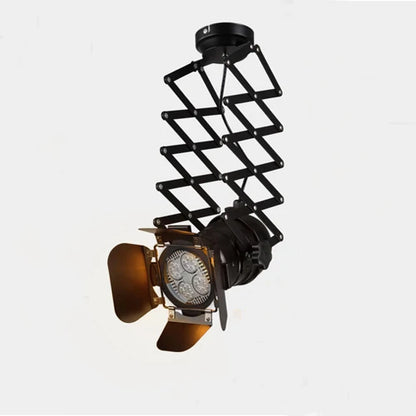 Modern LED chandelier photo studio chandelier industrial wind ceiling lamp restaurant foldable interior decorative lighting