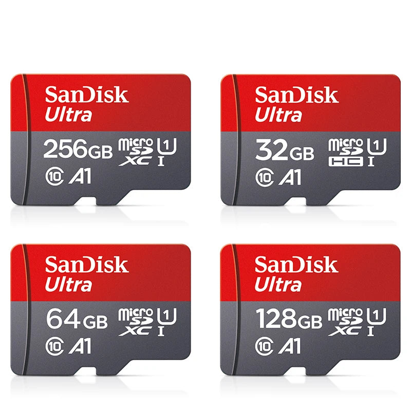100% Original SanDisk Micro tf SD Card Class 10 TF Card 32GB 64GB 128GB Memory Card for Phone Tablet Flash Card