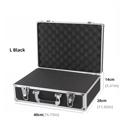 Aluminum Alloy Frame Protective Suitcase Box for Microphones Sound Card Storage Bag for Cameras Accessories