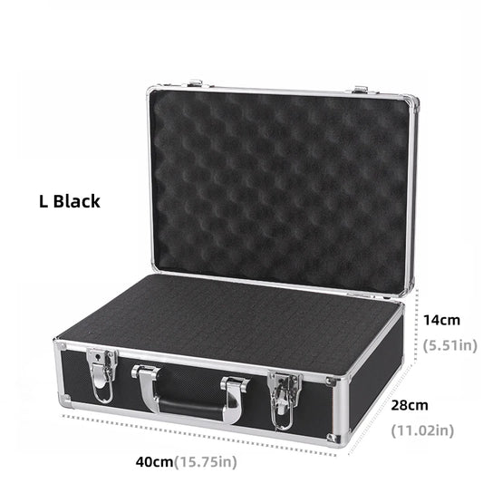 Aluminum Alloy Frame Protective Suitcase Box for Microphones Sound Card Storage Bag for Cameras Accessories