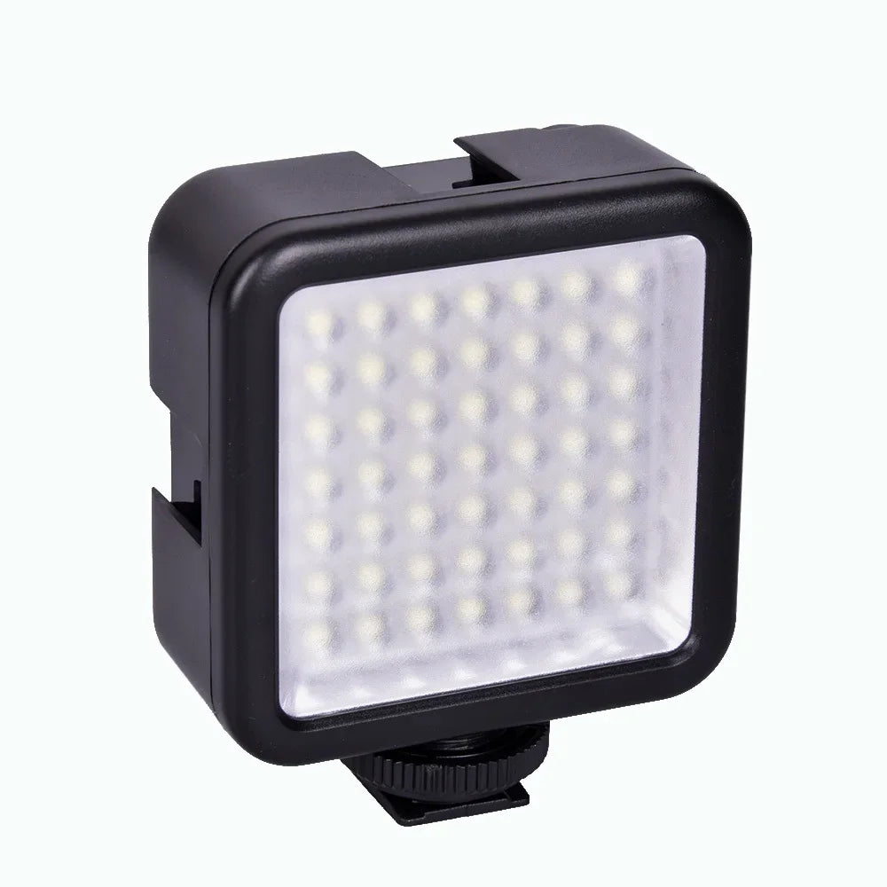 Photo Flash GW49 Mini Pro Led-49 Video Light 49 Led Flash Light For Dslr Camera Camcorder Dvr Dv Camera Light Black for gopro
