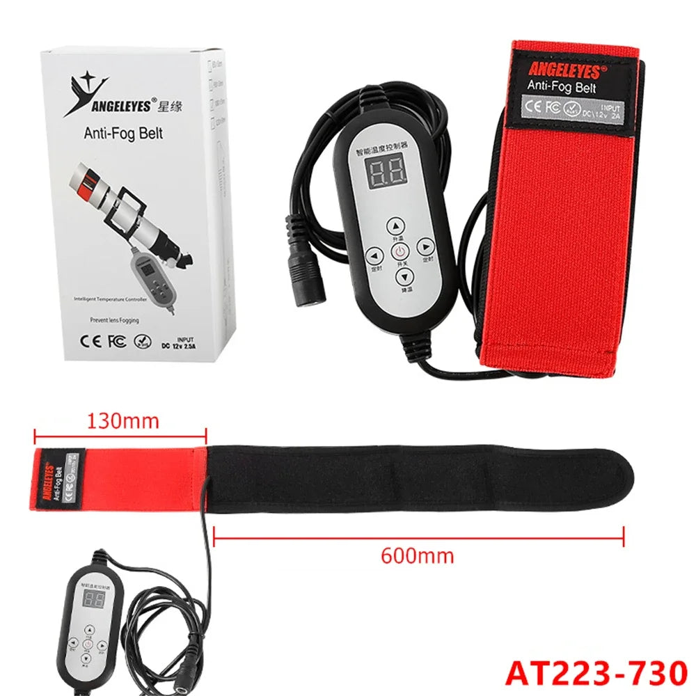 Anti Fog Belt Dew Heater Lens Heating Strap for Telescopes DSLR Cameras - Demister Belt for Optical Equipment