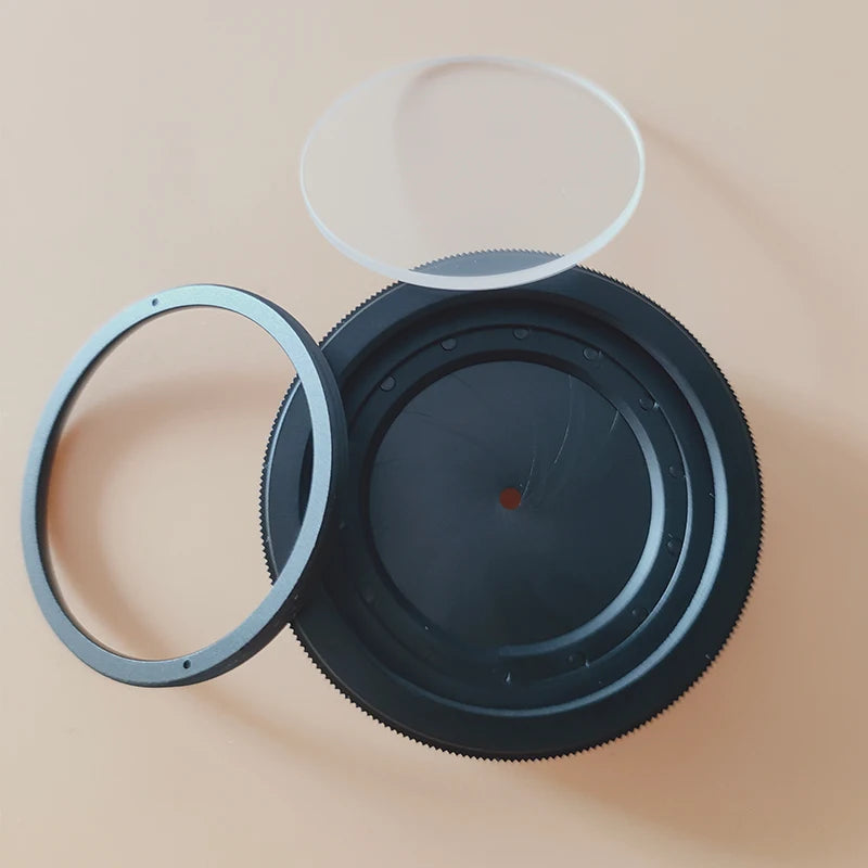 Adjustable Aperture 1.5-26mm Iris Diaphragm M30 To M37 Camera Lens Module Retrofit Night Vision with Tempered glass protect lens