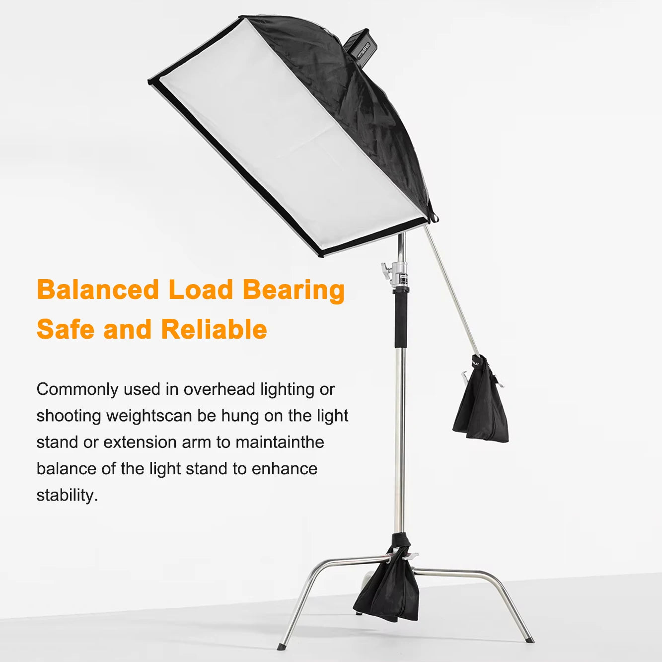 Dual-section Sandbag For Photography Studio Video Stage Load-Bearing 5KG Thickened Sandbag for Light Stand Boom Arm