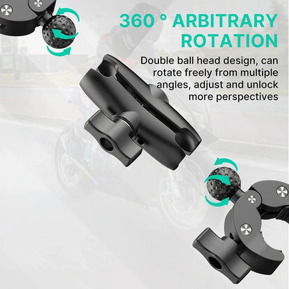 Camera Mount Adapter Motorcycle Handlebar Clip Camera Crab Clamp For Camera Gopro LED Light Filming Studio Cycling Mobile Phone