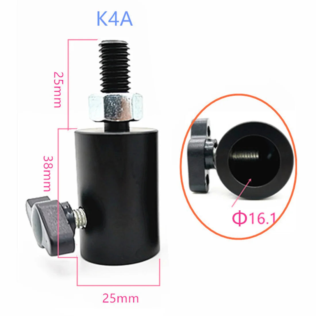 Tripod Light Stand Adapter 1/4" 3/8" Screw Converter 16mm 18mm Hole for Flash LED Monitor DSLR Camera Photography Accessories
